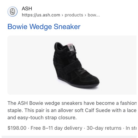 ASH Bowie Wedge sneakers black Limited - Picture 13 of 14